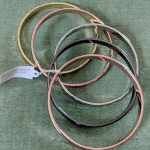 Mixed metal bracelets